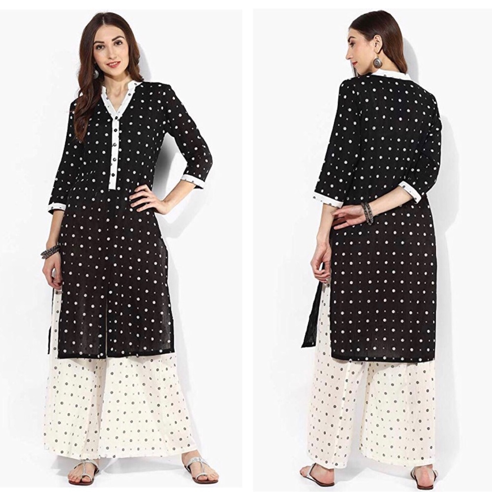 Kurta Set Tunic Top With Palazzo Pant